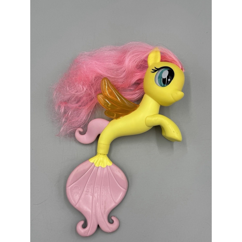 My Little Pony The Movie Fluttershy Seapony Pink & Yellow 10"  MLP Hasbro